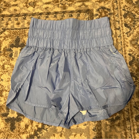 Women's Athletic Shorts in Light Blue - Picture 1 of 3